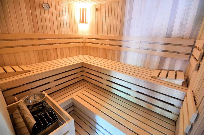 Finská sauna na statku Vletice